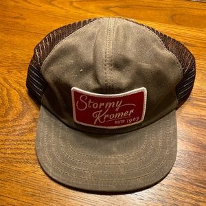 The Waxed Trucker Cap by Stormy Kromer.